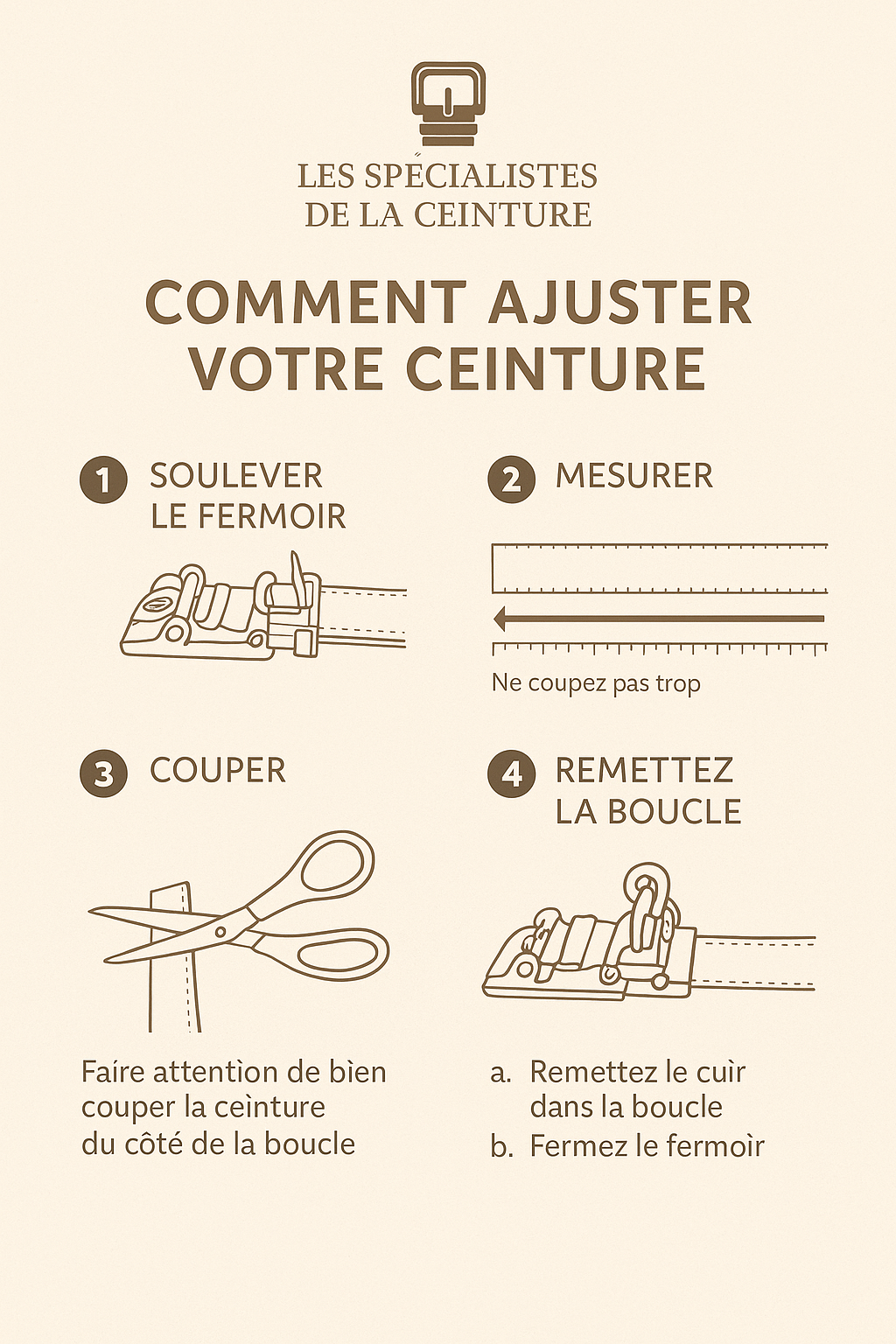 Ceinture automatique aigle